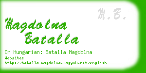 magdolna batalla business card